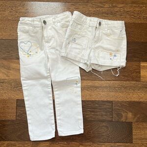 Baby GAP Girls Size 4 Jeans and Jean Short Bundle!